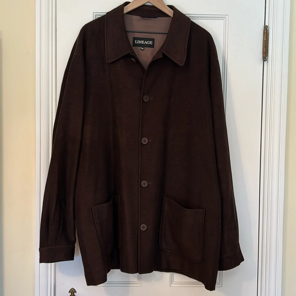 LINEAGE Blazer/Shacket Brown XXL - Picture 1 of 16